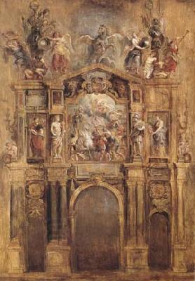 Peter Paul Rubens The Arch of Ferdinand (mk27) oil painting picture